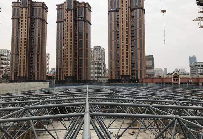 兰溪螺栓球网架结构